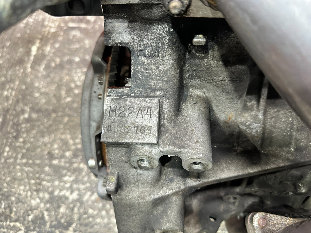 97 01 HONDA PRELUDE 2.2L H22A4 NON SH ENGINE MOTOR LONG BLOCK ASSEMBLY OEM #DNP212
