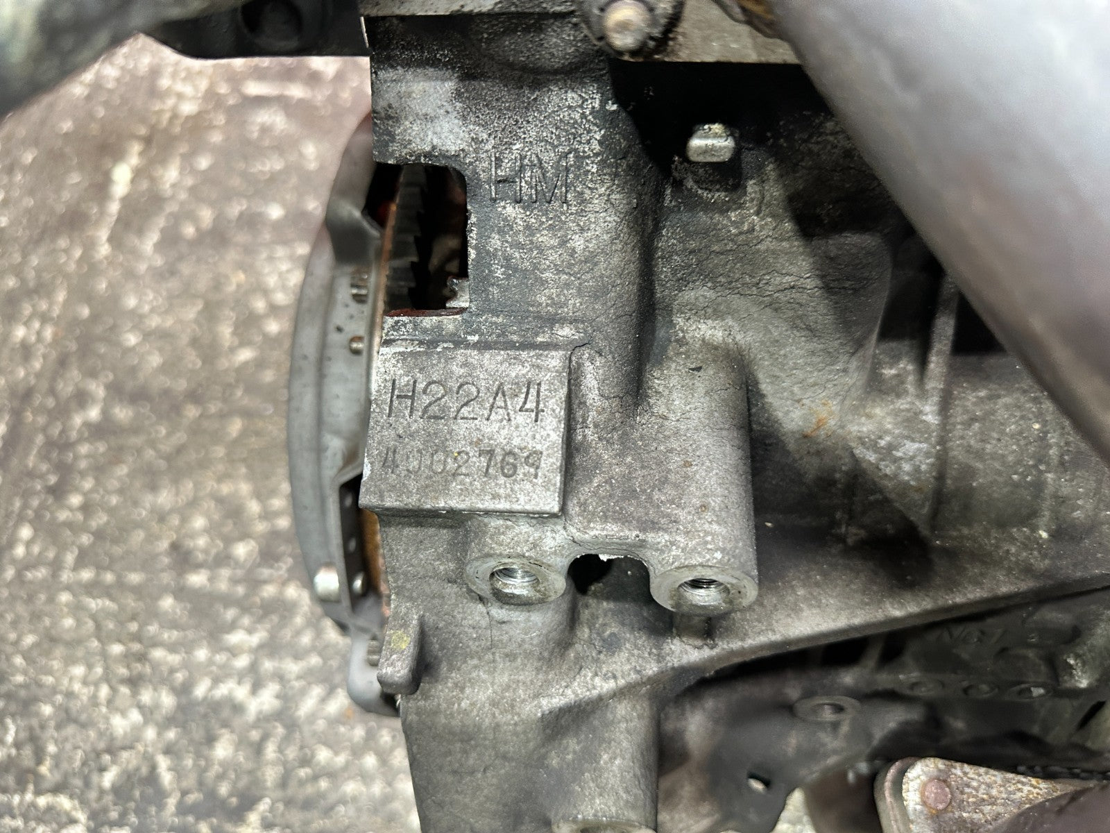 97 01 HONDA PRELUDE 2.2L H22A4 NON SH ENGINE MOTOR LONG BLOCK ASSEMBLY OEM #DNP212