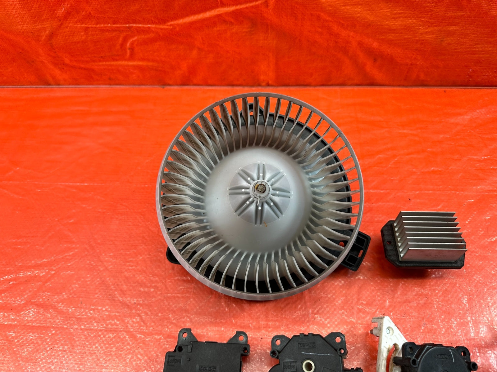 04 08 ACURA TSX   HVAC AIR CONDITIONING AC BLOWER MOTOR & RESISTOR KIT   OEM 1965