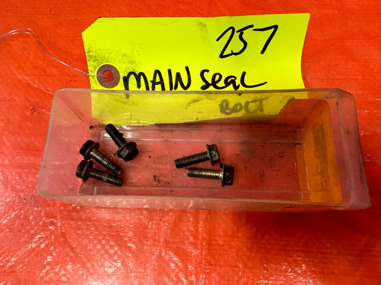 94 01 ACURA INTEGRA   GSR B18C1 MAIN SEAL BOLTS HARDWARE   OEM #2575