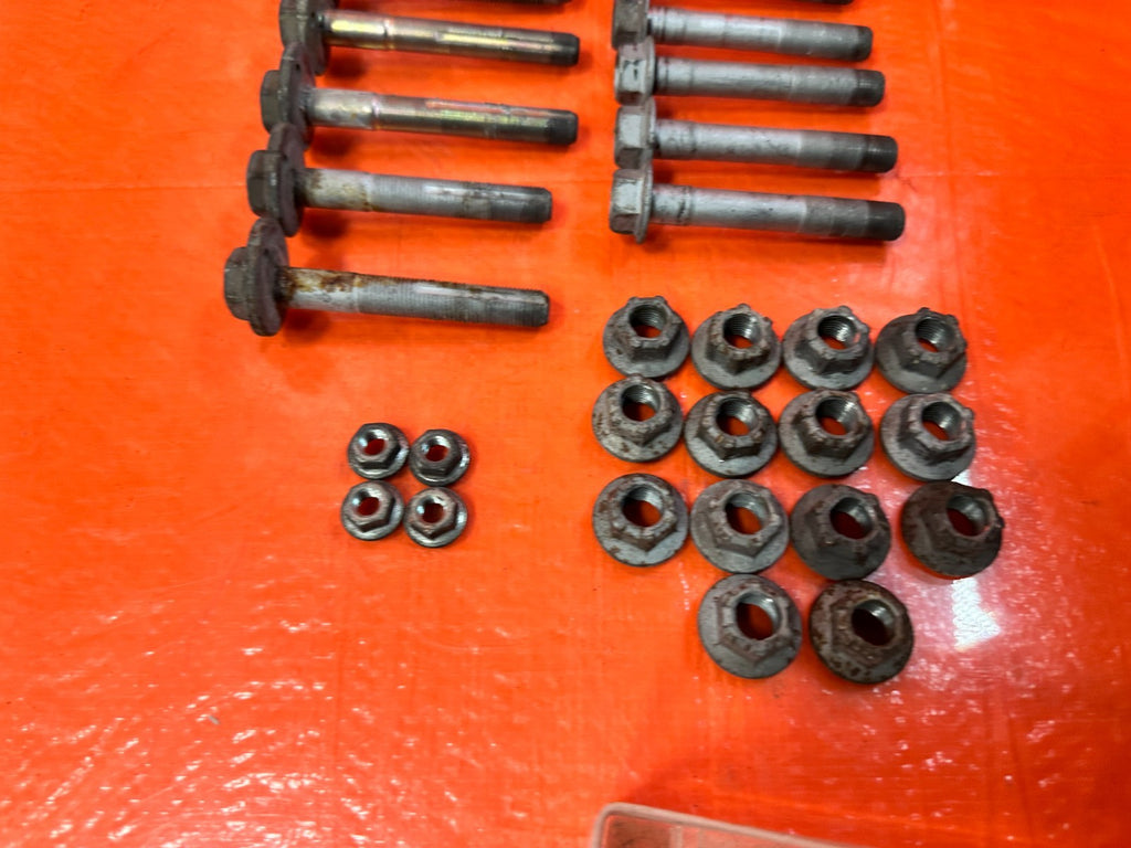 08 15 INFINITI G37 & Q60 COMPLETE REAR CONTROL AR CAMBER CASTER BOLTS OEM 3112