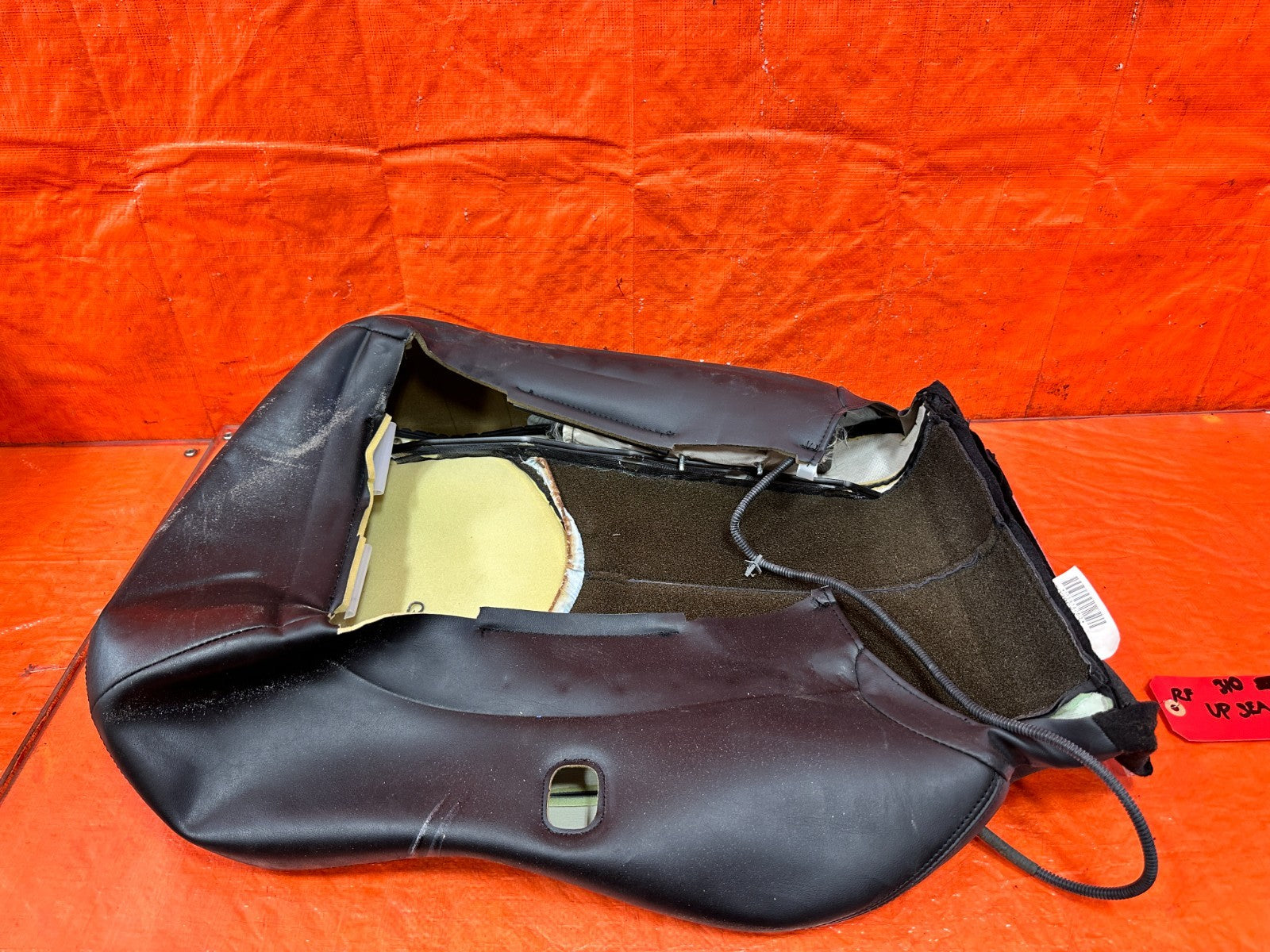 INFINITI G37 CONVERTIBLE PASSENGER RIGHT FRONT UPPER SEAT SKIN WRAP OEM 3102