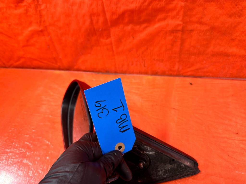 96 00 HONDA CIVIC COUPE   RIGHT   SIDE VIEW MIRROR   NON POWER   RED OEM #3198