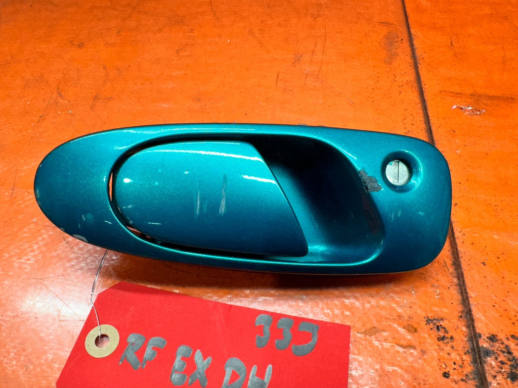 92 95 HONDA CIVIC 2D   PASSENGER RIGHT OUTSIDE EXTERIOR DOOR HANDLE   OEM #3334
