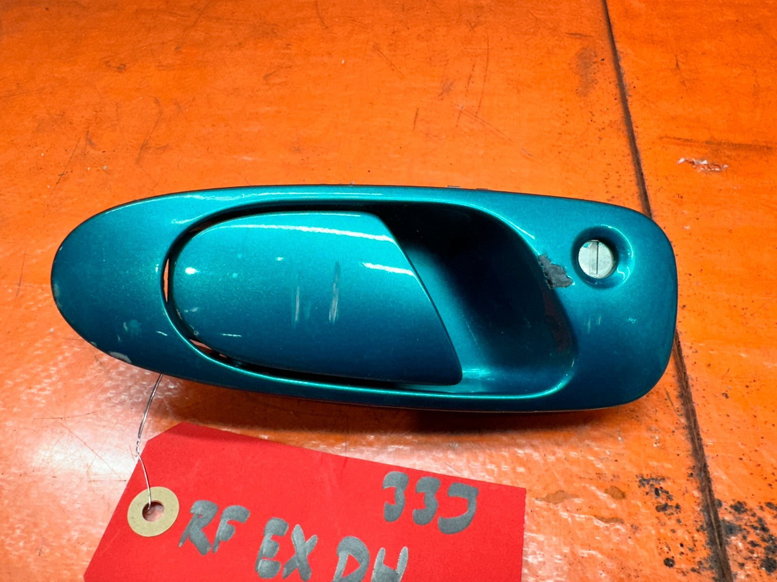 92 95 HONDA CIVIC 2D   PASSENGER RIGHT OUTSIDE EXTERIOR DOOR HANDLE   OEM #3334