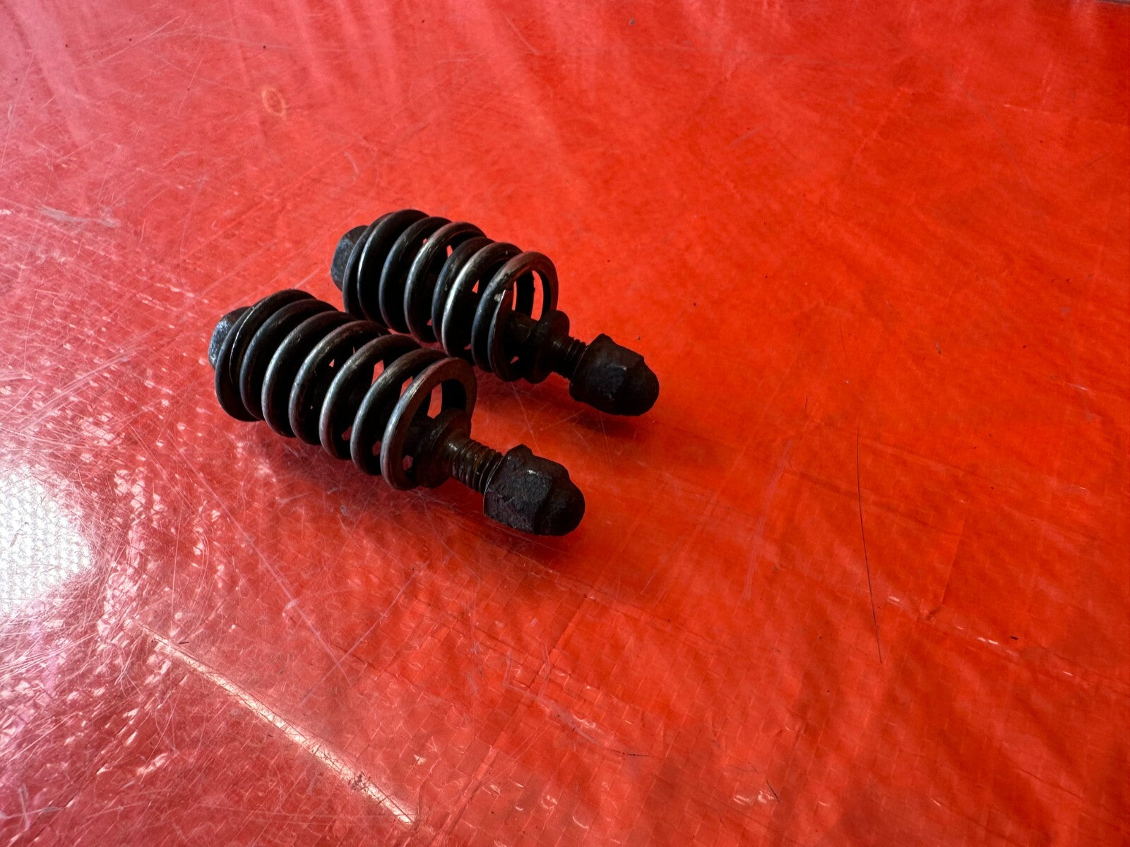 90 01 ACURA INTEGRA EXHAUST MANIFOLD FLANGE FLEXIBLE JOINT BOLTS & SPRINGS #EJ87