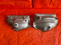 09 13 INFINITI   G37 2D COUPE   EXHAUST MANIFOLD HEAT SHIELD SET LEFT RIGHT OEM 0