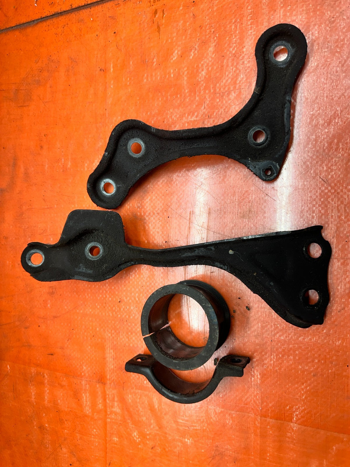 92 96 HONDA PRELUDE STEERING RACK BUSHINGS BOLTS BRACKETS OEM #3325