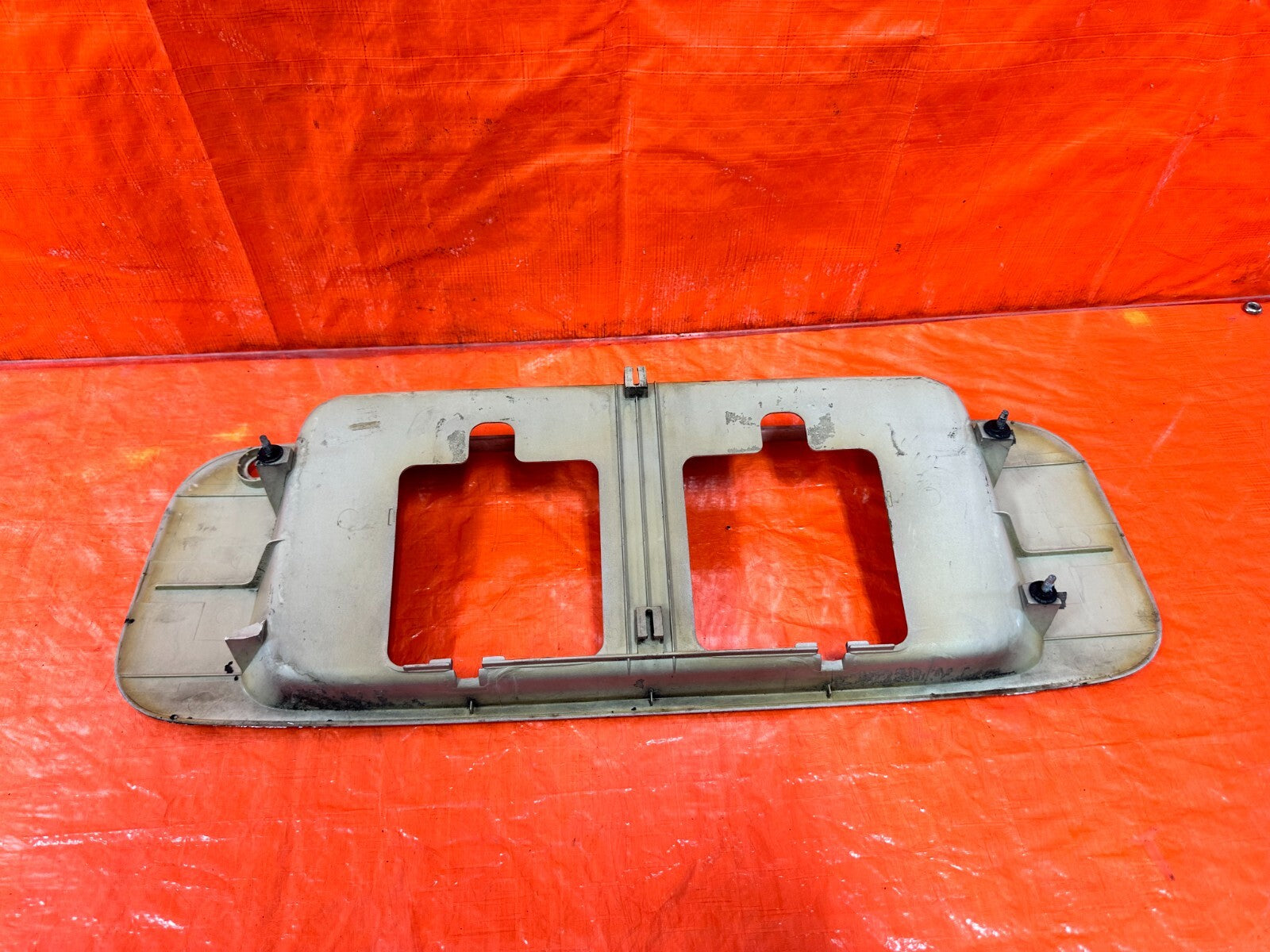 92 96 HONDA PRELUDE   REAR TRUNK LID LICENSE PLATE HOLDER TRIM   OEM FACTORY 2735