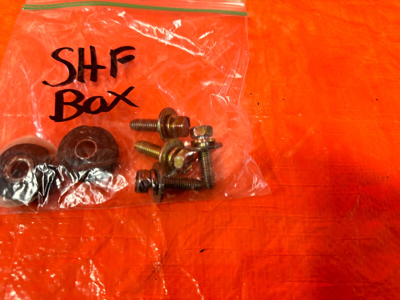 03 06 LANCER EVOLUTION VIII 8 EVO IX 9   SHIFTER BOX BOLTS HARDWARE OEM #EVO94