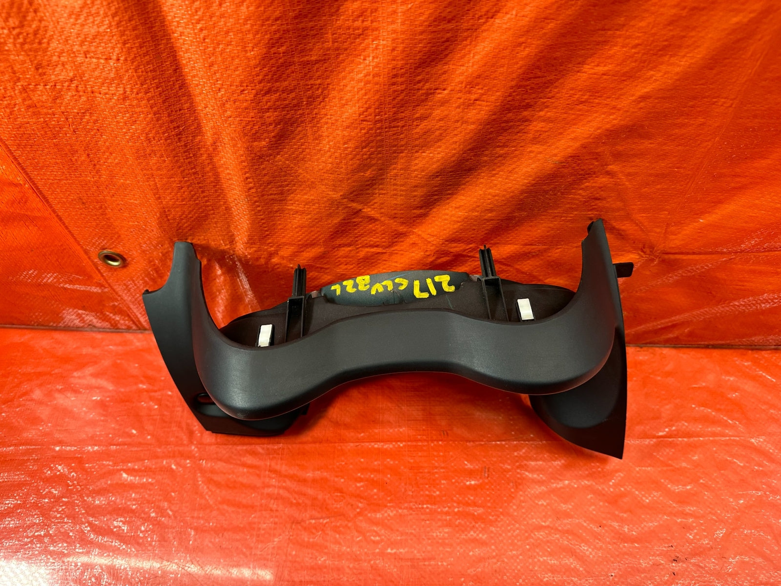 08 15 LANCER EVOLUTION X EVO 10 INSTRUMENT GAUGE CLUSTER BEZEL TRIM OEM #2179