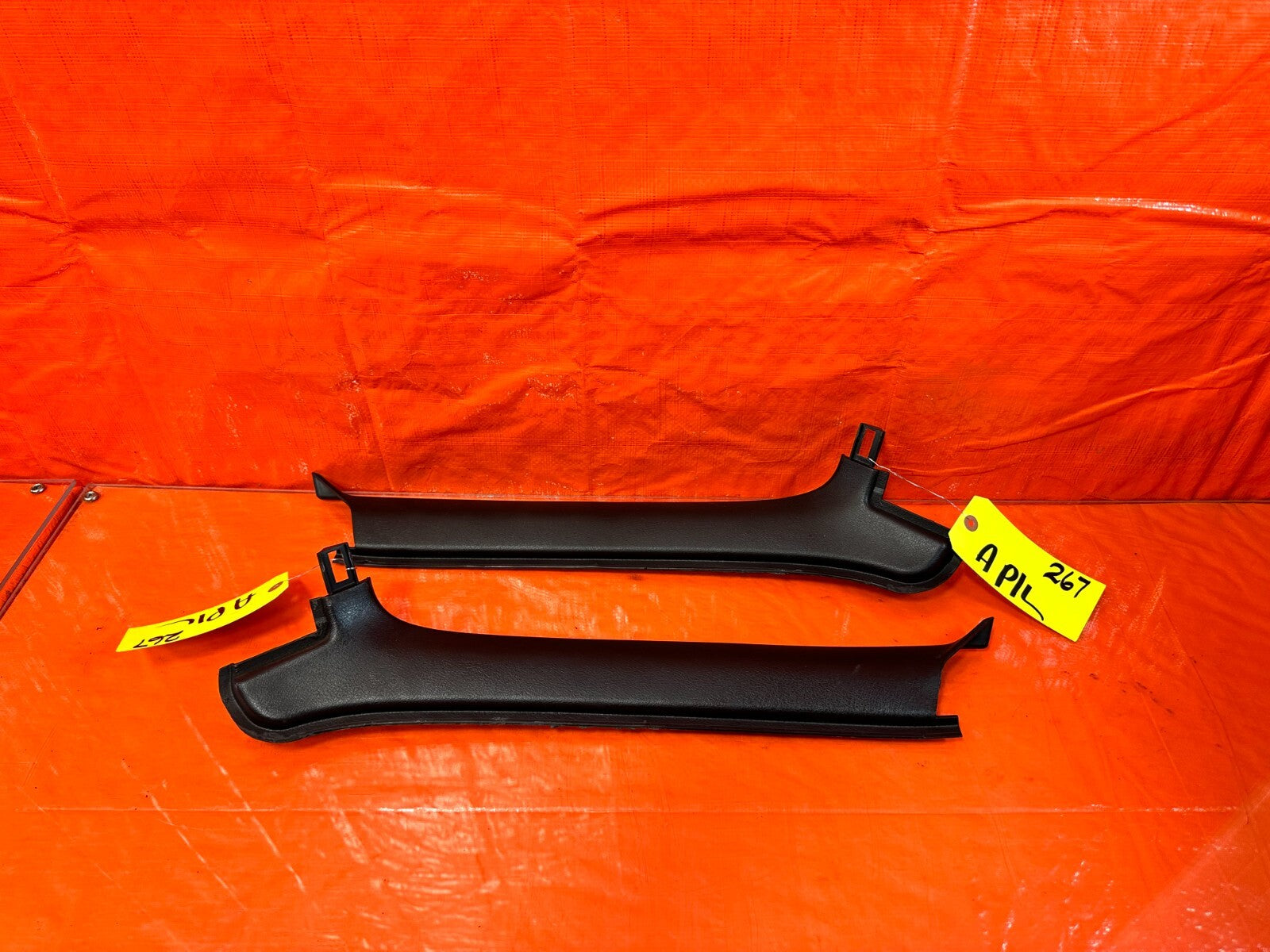 90 97 MAZDA MX 5 MIATA   LEFT & RIGHT A PILLARS   BLACK   OEM FACTORY #2670