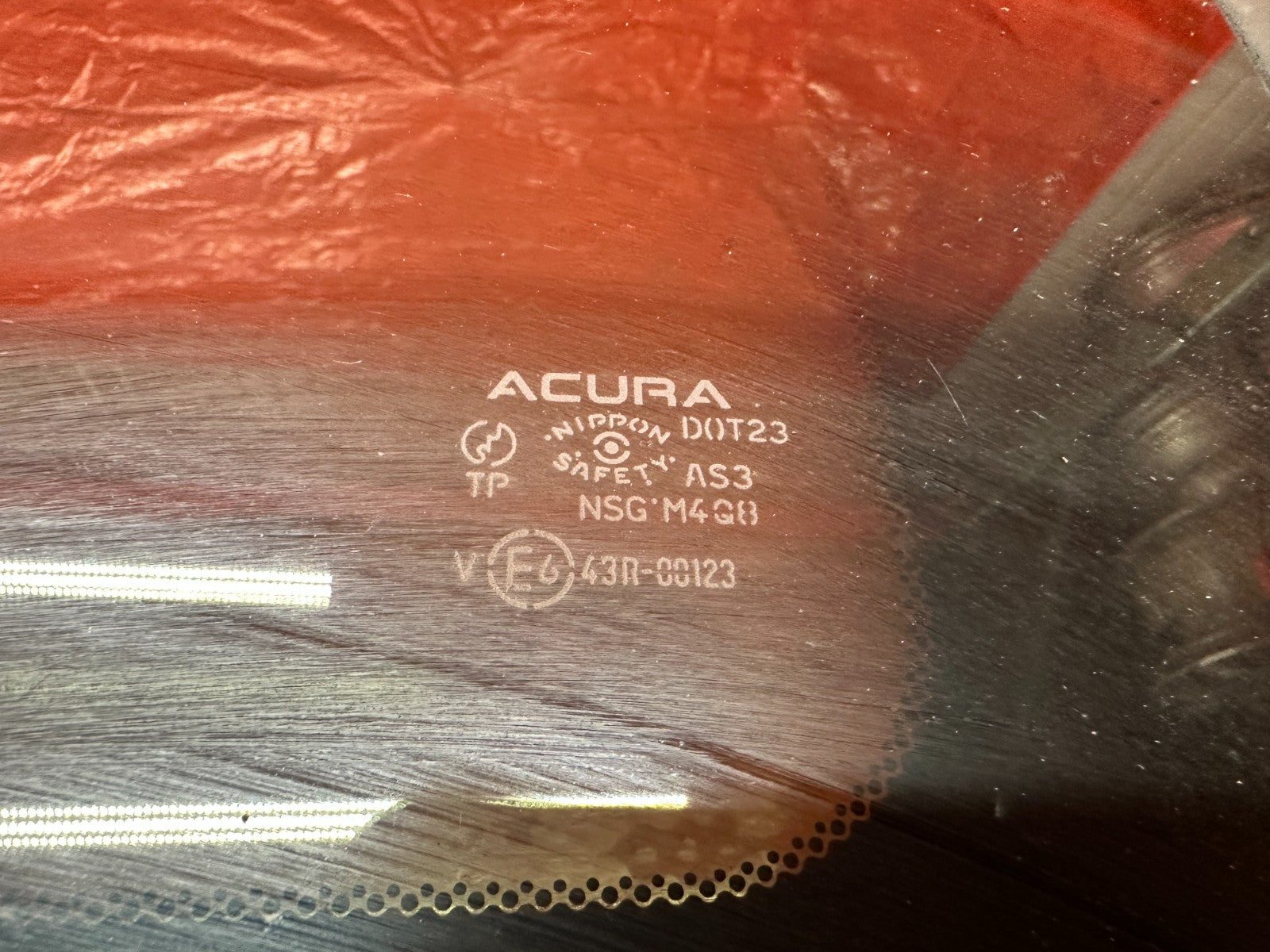 04 08 ACURA TSX 2.4L ROOF SUNROOF MOONROOF GLASS PANEL OEM #3305