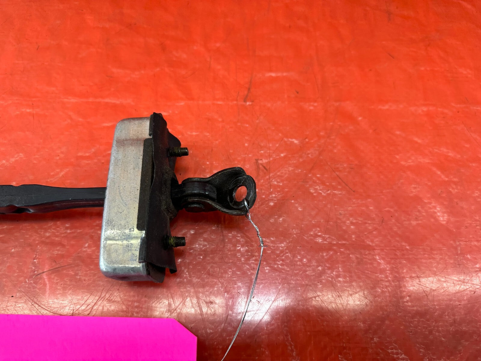 04 08 ACURA TL   PASSENGER RIGHT REAR DOOR CHECKER HINGE ARM STOPPER   OEM #2341
