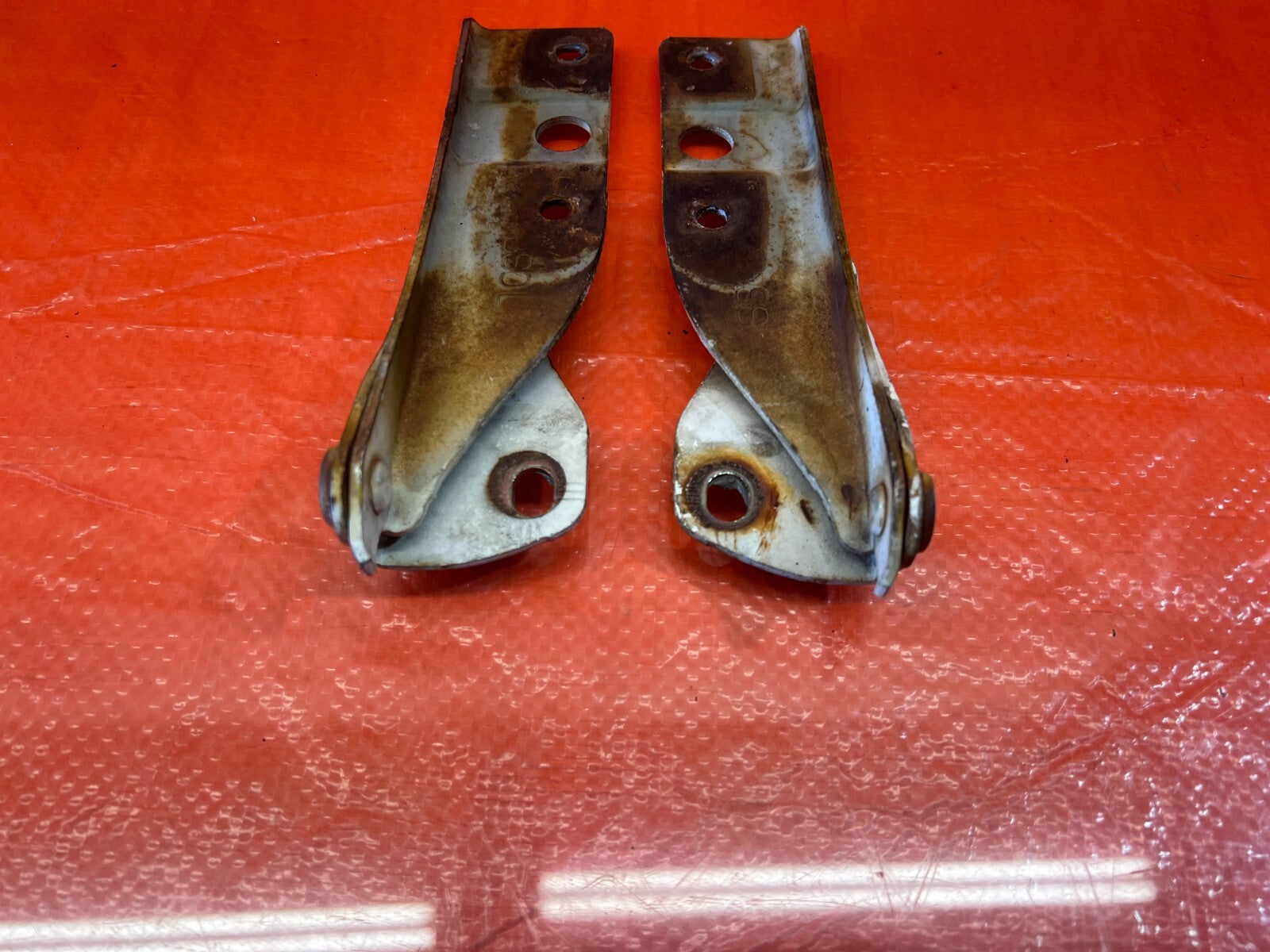 97 01 HONDA PRELUDE   HOOD HINGE SET   LEFT AND RIGHT HINGES   OEM FACTORY #1413