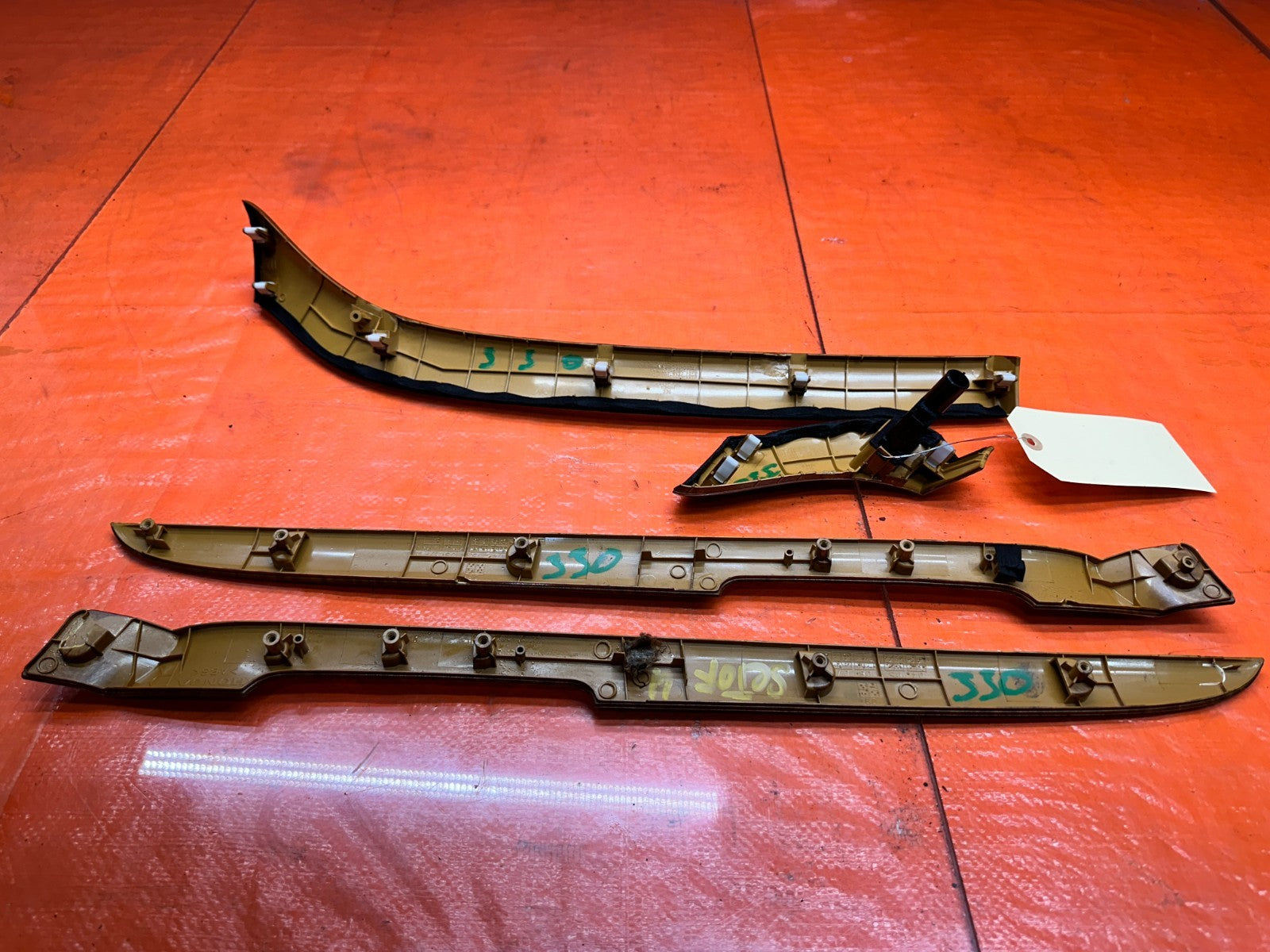 04 08 ACURA TSX 2.4L INTERIOR WOOD GRAIN DASH DOOR TRIM SET OEM #3307