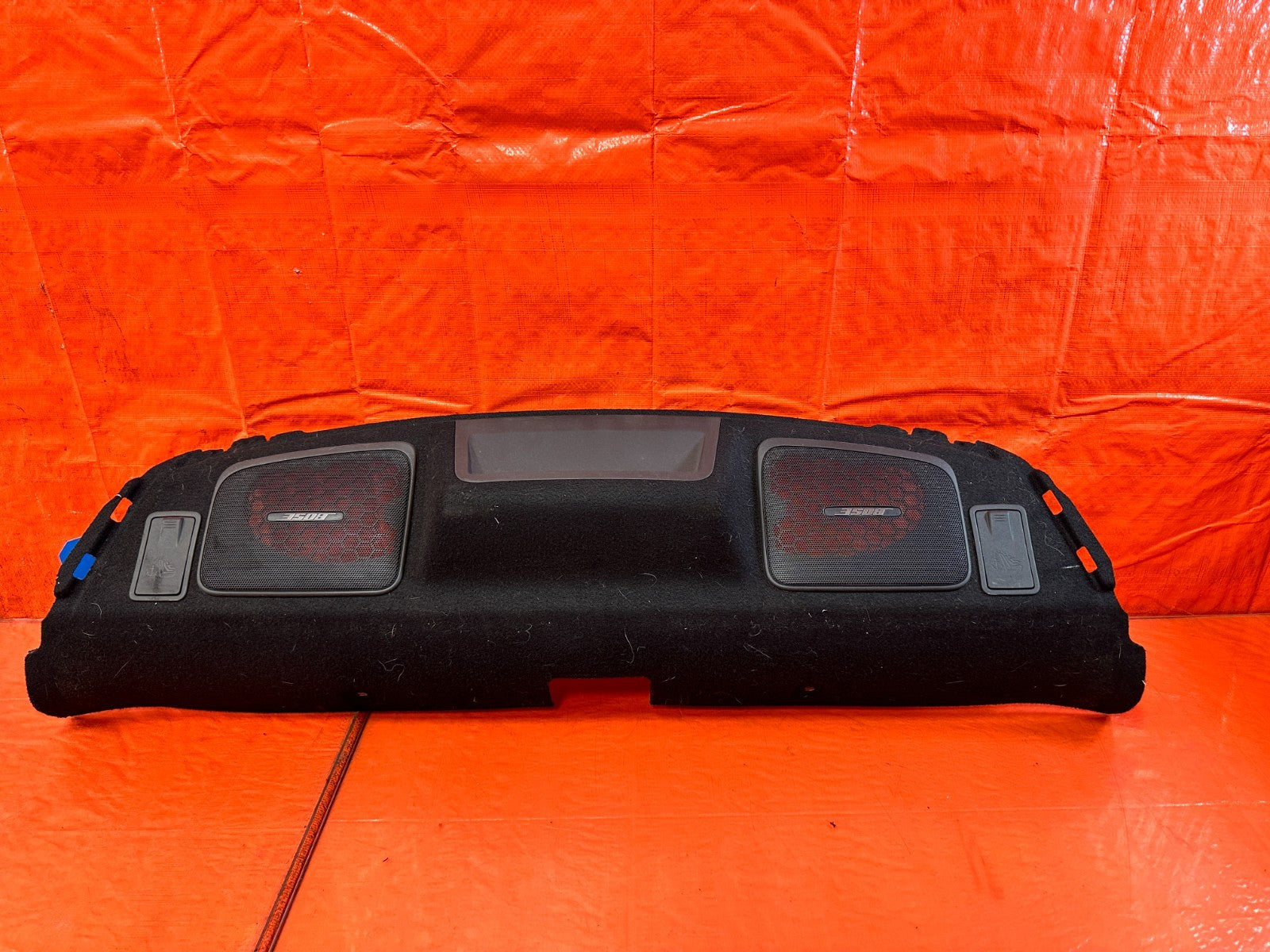 08 15 INFINITI G37 & Q60   2D COUPE   REAR UPPER TRUNK TRIM / SPEAKER COVER TRAY0