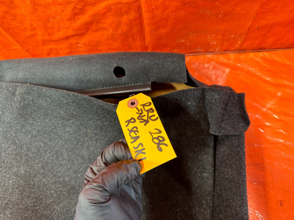 06 08 HONDA CIVIC SI 2D PASSENGER RIGHT REAR UPPER SEAT SKIN WRAP FABRIC OEM 2868