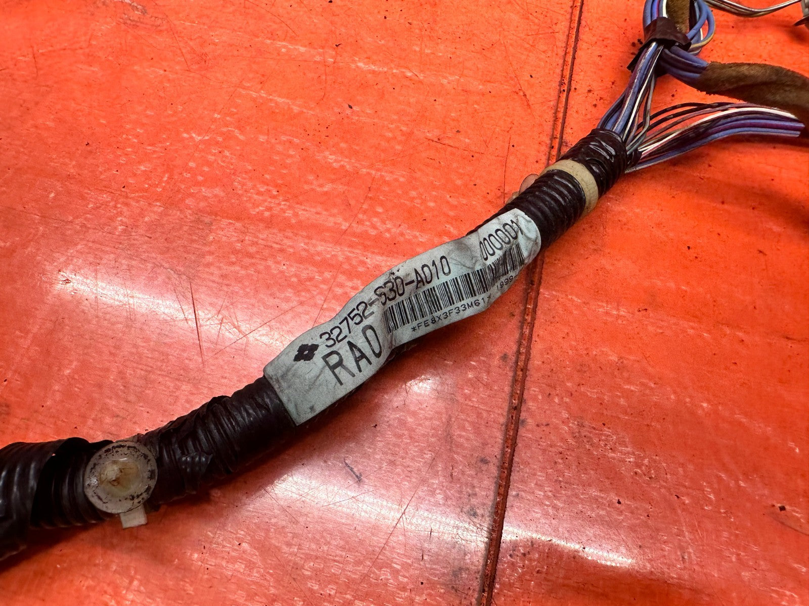 97 01 HONDA PRELUDE 2.2L PASSENGER RIGHT DOOR PANEL WIRE WIRING HARNESS #3364