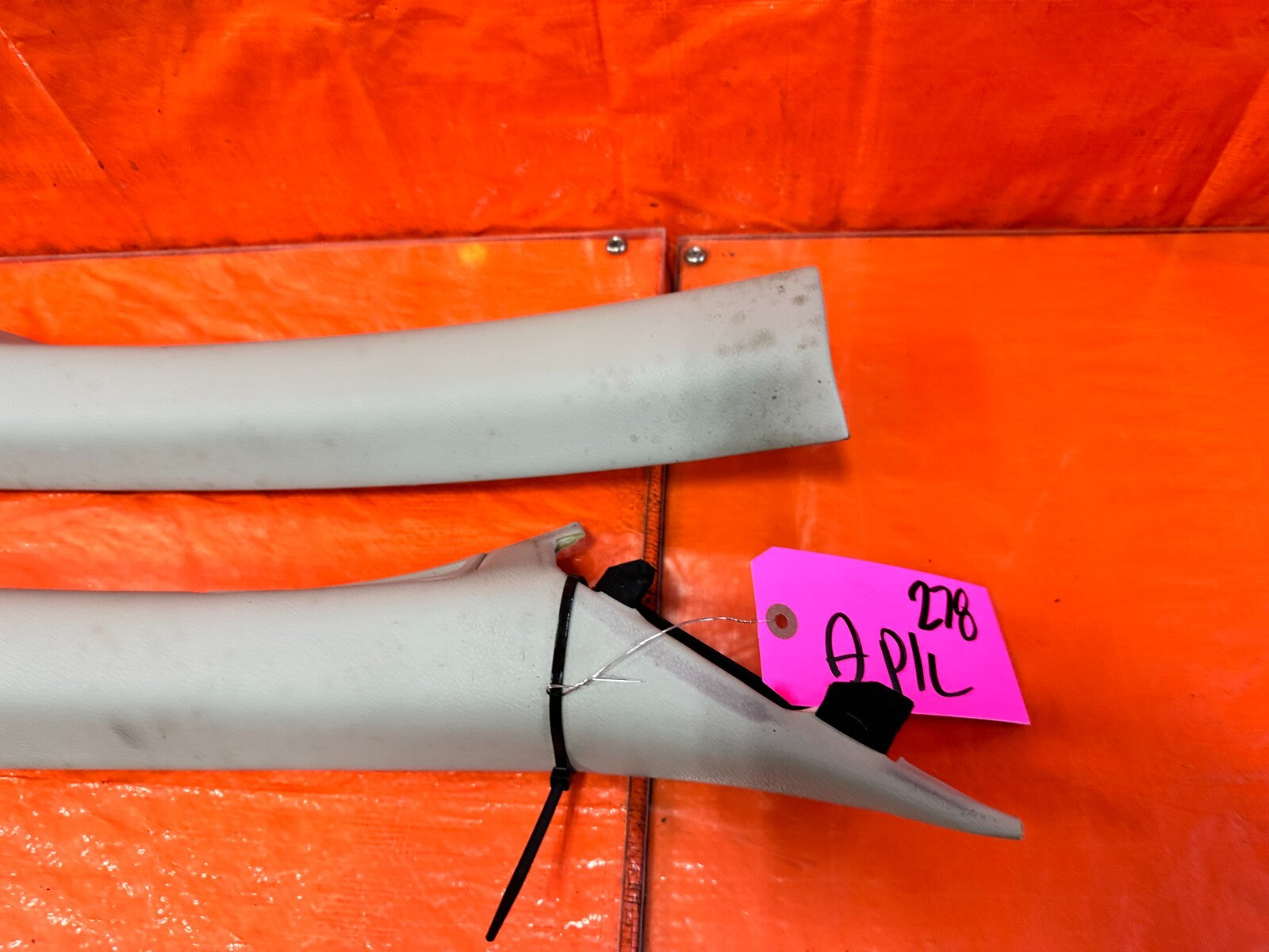 09 15 INFINITI G37 CONVERTIBLE   LEFT & RIGHT A PILLARS   OEM FACTORY #2782