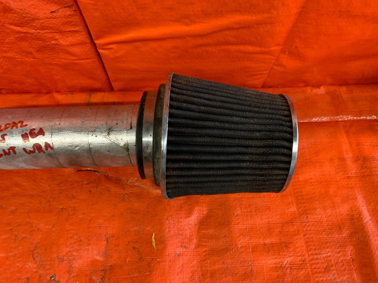02 04 ACURA RSX TYPE S   K20A2 SHORT RAM AIR INTAKE SYSTEM   HEAT WRAPPED   1