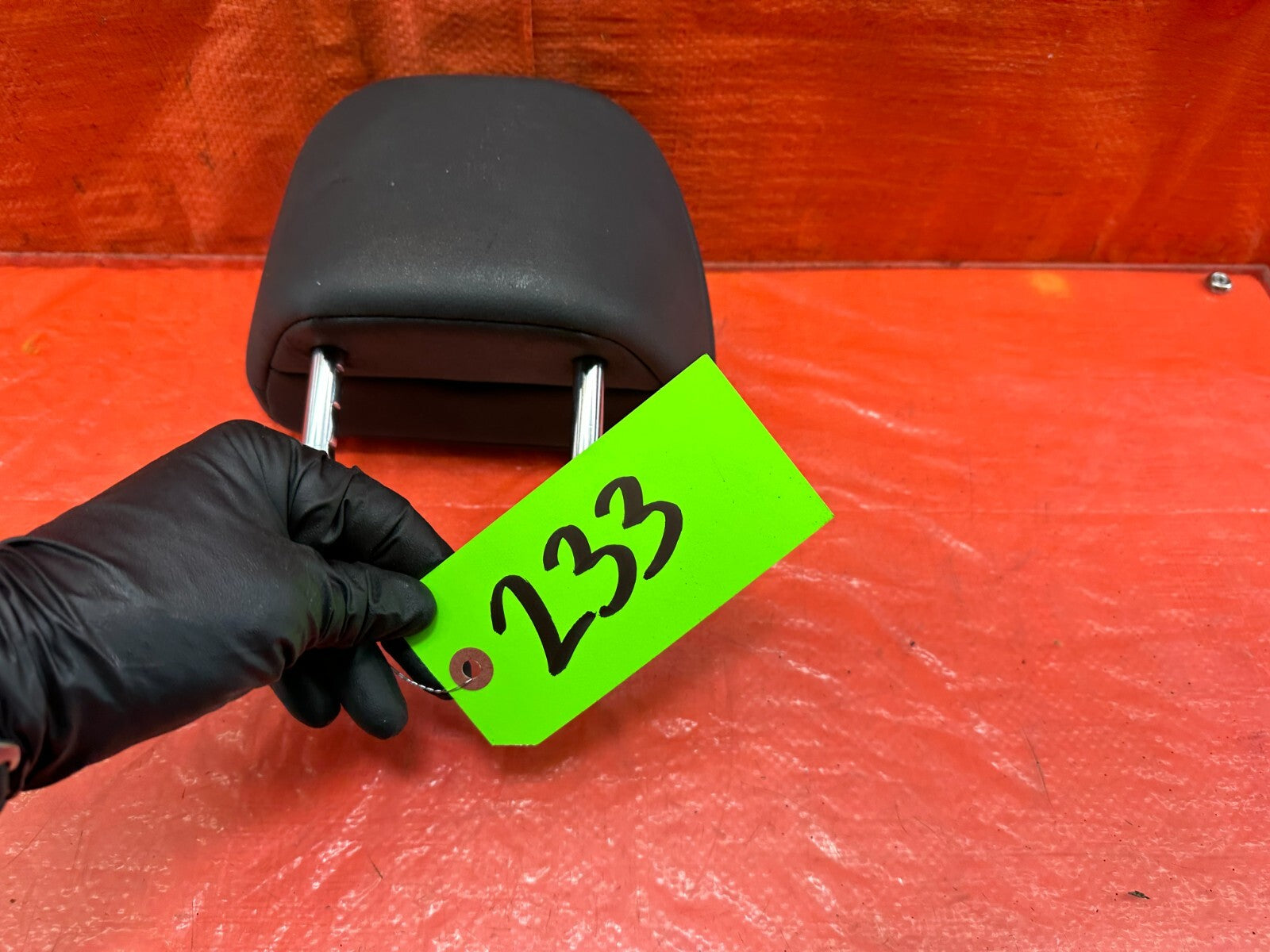 09 10 ACURA TSX   LEFT OR RIGHT   REAR SEAT   HEAD REST BLACK COLOR   OEM 233 15