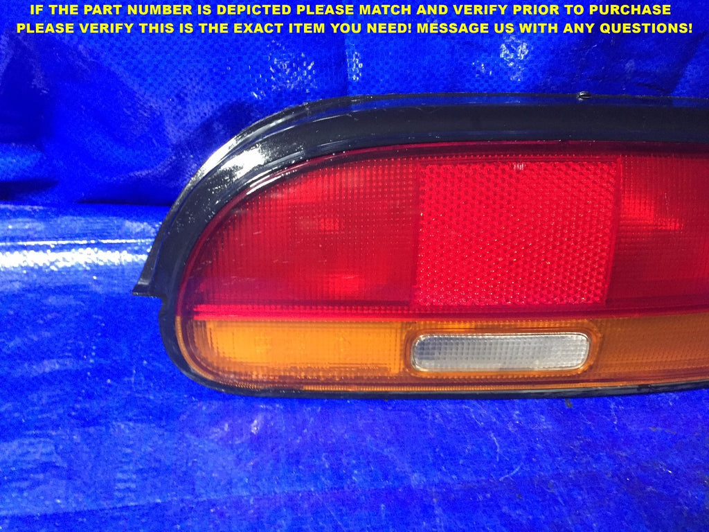 OEM 1991 1992 1993 NISSAN 100NX PASSENGER RIGHT TAIL LIGHT 91 92 93 R RH1