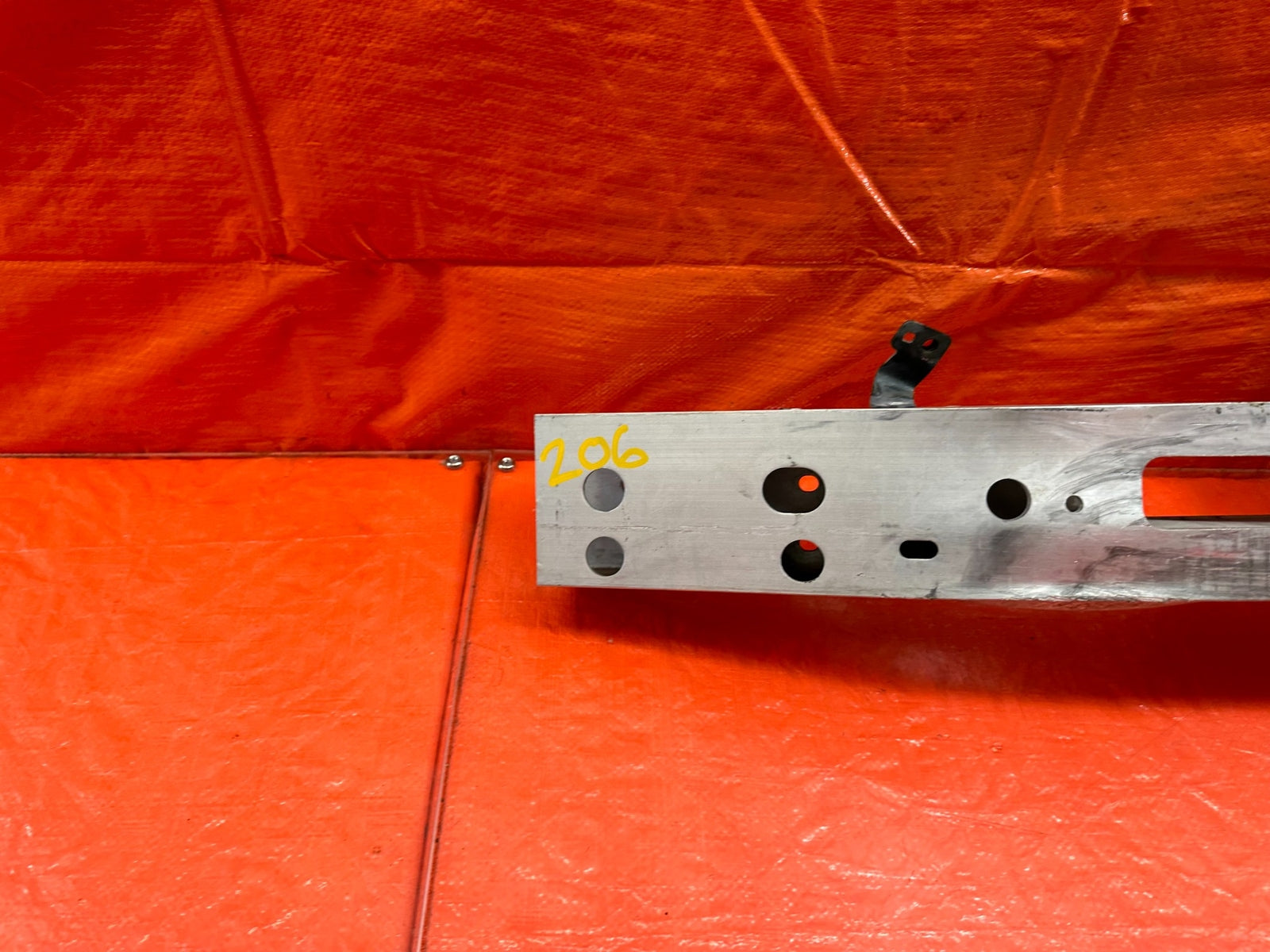 08 15 LANCER EVOLUTION X EVO 10 FRONT CRASH BEAM REINFORCEMENT IMPACT RE BAR 20610