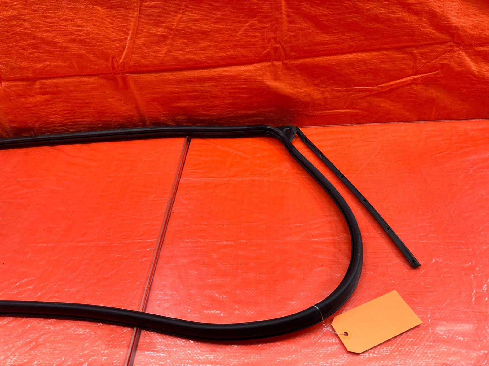 08 15 LANCER EVOLUTION X EVO 10 PASSENGER RIGHT REAR DOOR WEATHER STRIP OEM 2175