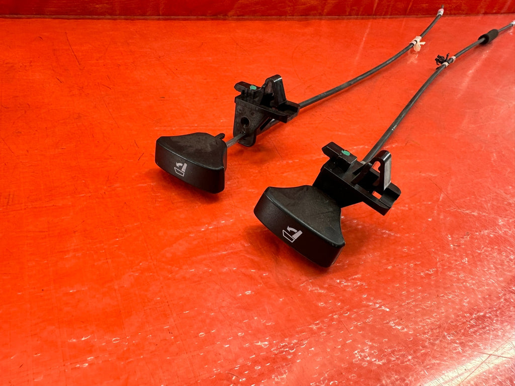 07 11 HONDA CIVIC SI SEDAN   LEFT & RIGHT REAR SEAT RELEASE PULL CABLES OEM #2207