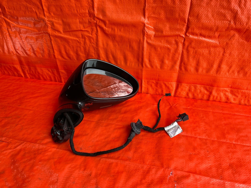 11 14 PORSCE PANAMERA PASSENGER RIGHT SIDE MIRROR   RETRACTABLE AUTO DIM MEMORY11