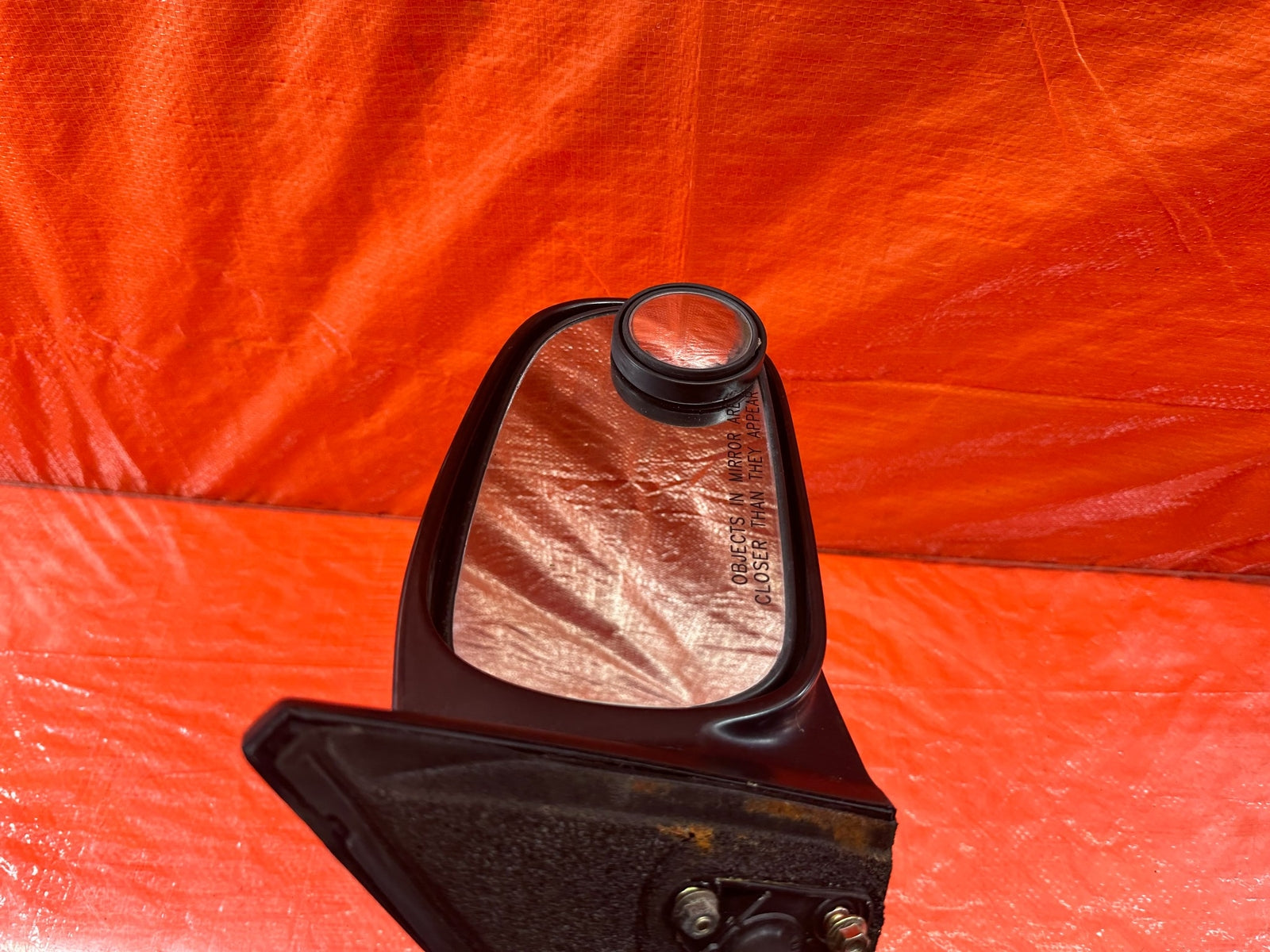 96 00 HONDA CIVIC SEDAN PASSENGER RIGHT SIDEVIEW MIRROR MANUAL NON POWER OEM 19512
