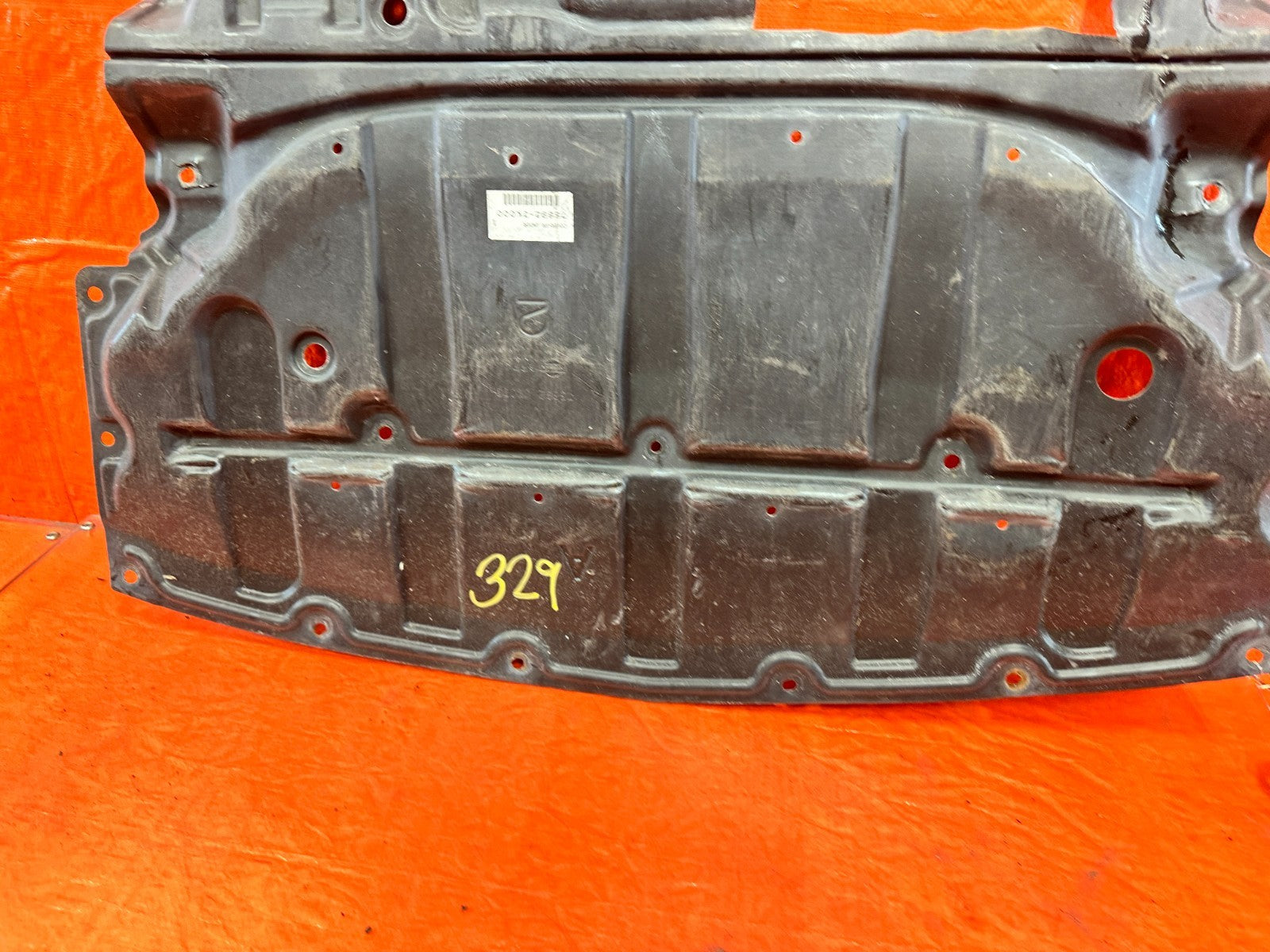 08 15 INFINITI G37 Q60 COUPE LOWER ENGINE SPLASH SHIELD UNDER COVER OEM #3297