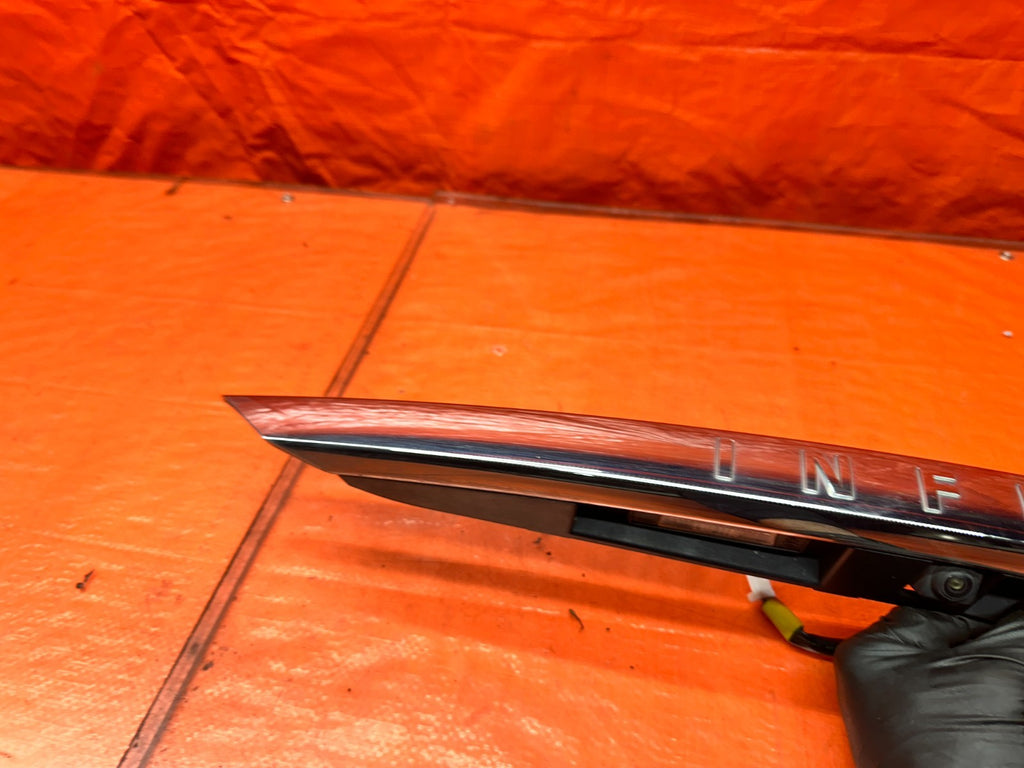 14-24 INFINITI Q50 4D REAR TRUNK LID MOLDING TRIM BACK UP REAR VIEW CAMERA #Q5010