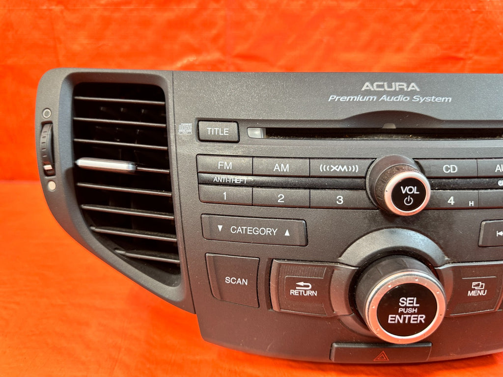 09 10 ACURA TSX PREMIUM AUDO SYSTEM RADIO STEREO CD PLAYER   39100 TL2 A000 3214