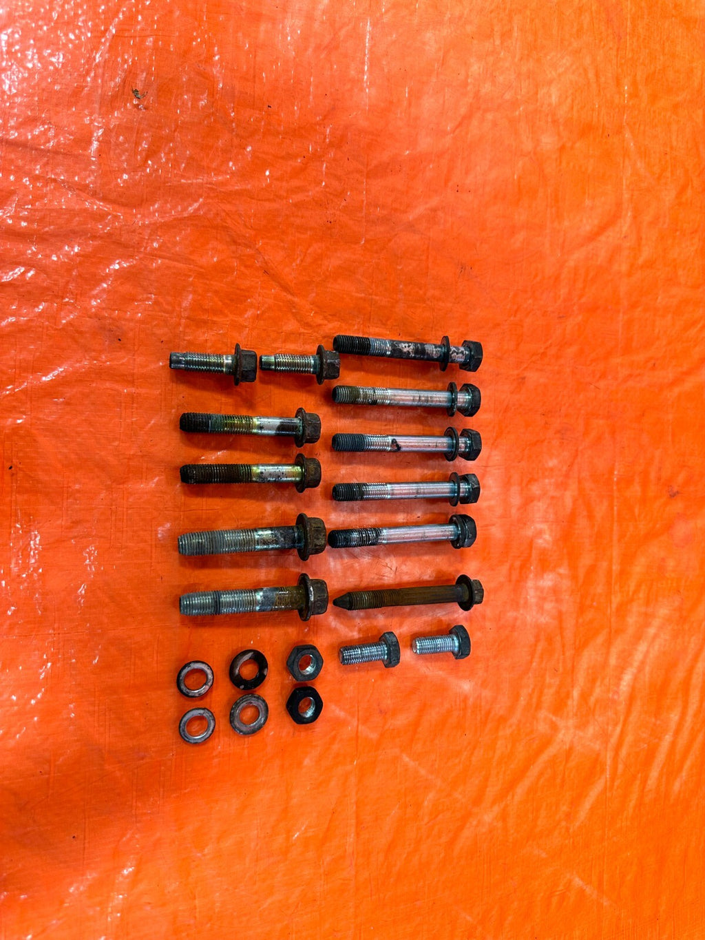 94 01 ACURA INTEGRA   TRAILING ARM TO CHASSIS BOLTS HARDWARE   OEM #2811