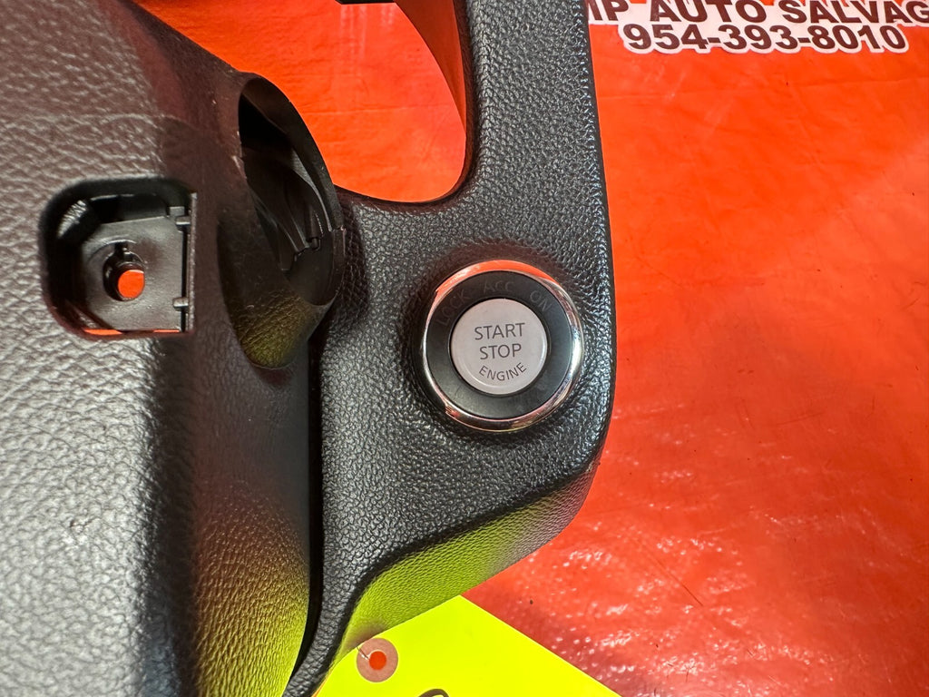 2015 INFINITI G37 Q60 COUPE STEERING COLUMN COVER W/ CLUSTER BEZZEL DAMAGE 2455