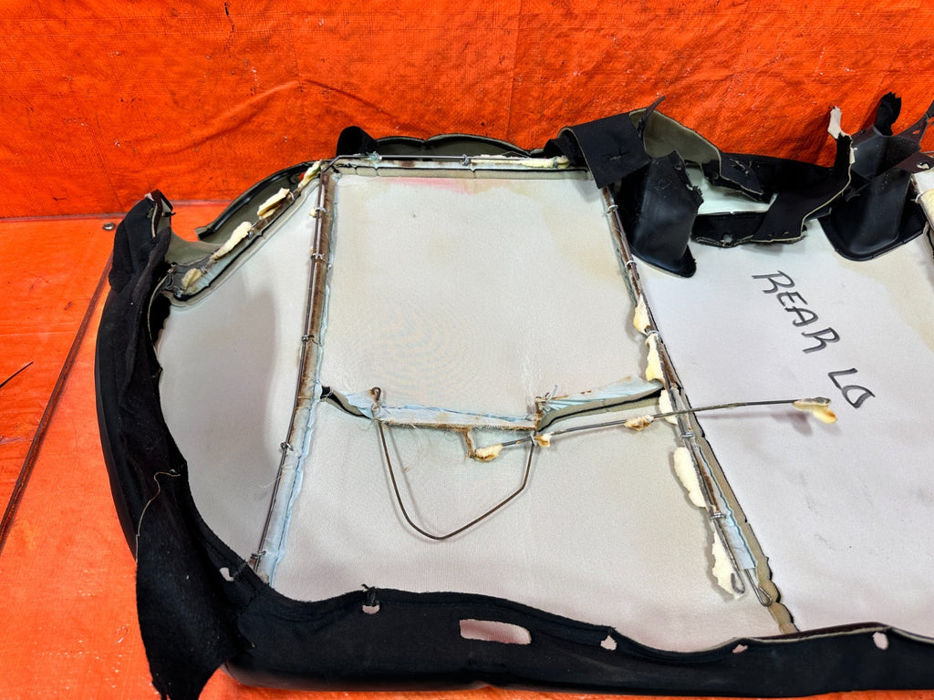 14 23 INFINITI Q50   REAR LOWERR SEAT SKIN COVER FABRIC LEATHER   OEM 3168