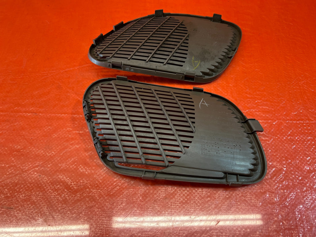 94 01 ACURA INTEGRA 2D REAR SPEAKER COVER TRIM PLASTIC LEFT & RIGHT TAN OEM #16412