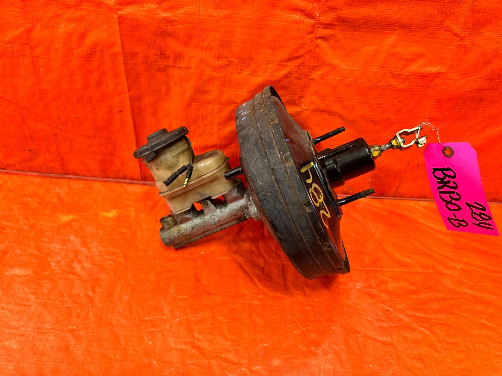 99 00 HONDA CIVIC SI EM1   BRAKE BOOSTER & MASTER CYLINDER PACKAGE   OEM OE #2844