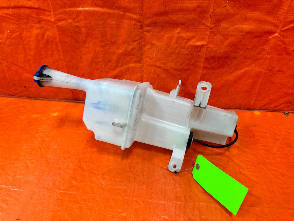 13 16 HYUNDAI GENESIS COUPE WINDSHIELD WIPER FLUID RESERVOIR TANK W/ MOTORS #3025