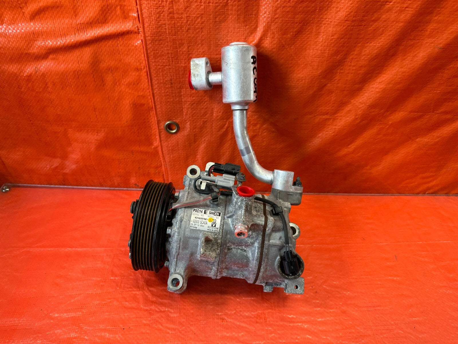 16 20 INFINITI Q50 Q60 3.0L HVAC AIR CONDITIONG AC COMPRESSOR   OEM FACTORY #2220