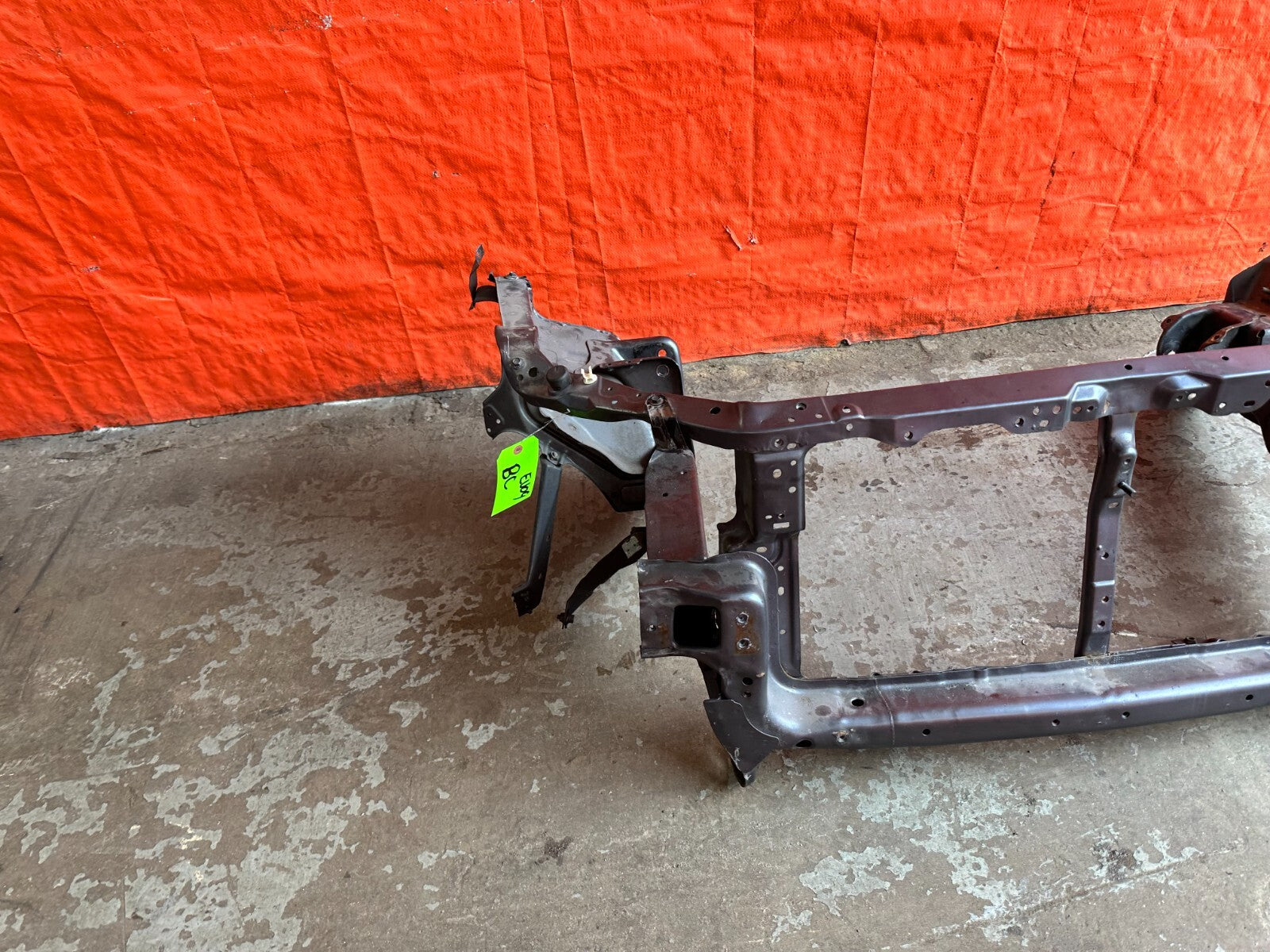 03 06 LANCER EVOLUTION VIII 8 EVO IX 9   RADIATOR SUPPORT CUT FRONT BULKHEAD OEM11