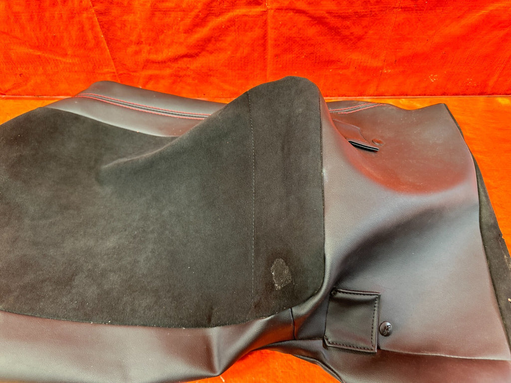 18 20 SUBARU BRZ   PASSENGER RIGHT REAR LOWER SEAT SKIN LEATHER WRAP   OEM #2923