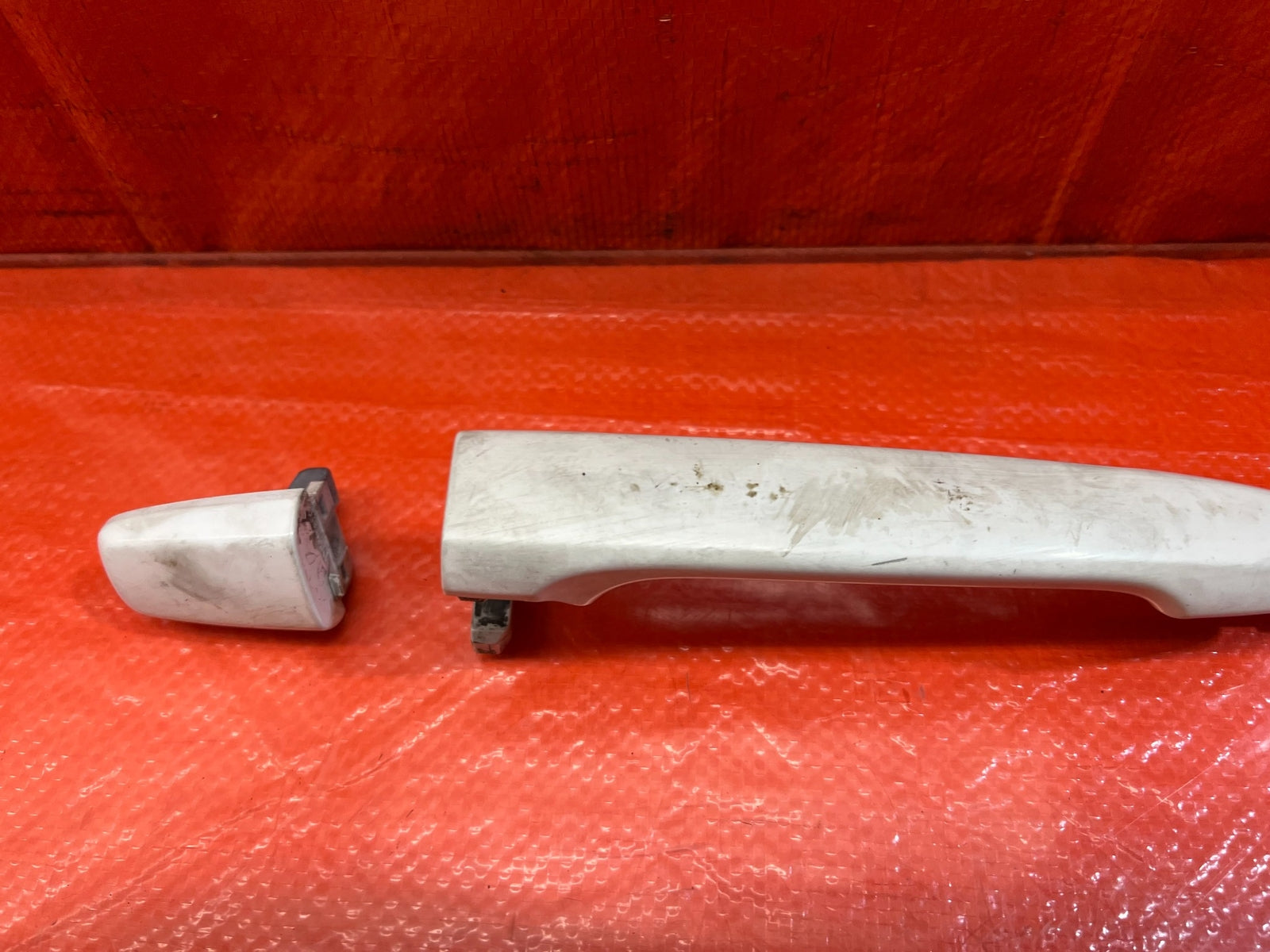 08 15 LANCER EVOLUTION X EVO 10 GSR   LEFT REAR   EXTERIOR DOOR HANDLE   OEM 1756