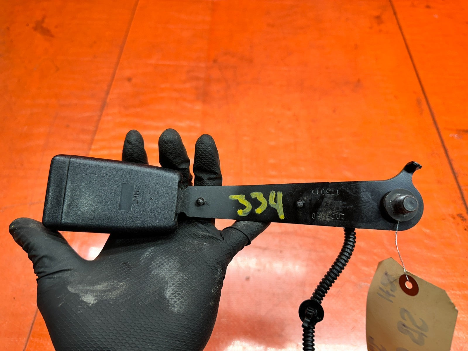 13 15 HONDA CIVIC SI 4D 2.4L RIGHT PASSENGER FRONT SEAT BELT BUCKLE OEM 3344