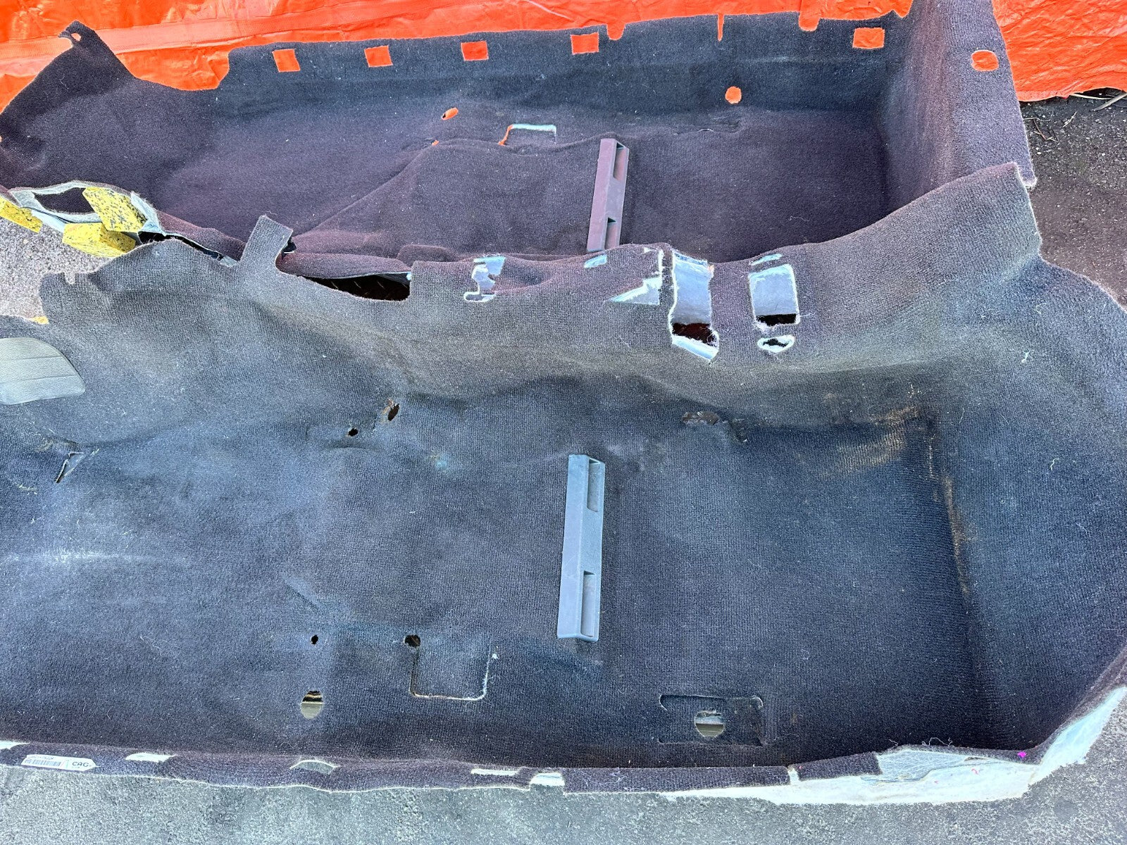 09 15 INFINITI G37 CONVERTIBLE   INTERIOR FLOOR CARPET RUG MAT   BLACK   OEM 2782