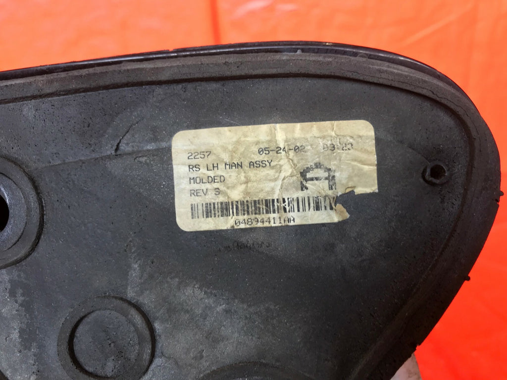 OEM 2001 2002 2003 DODGE CARAVAN DRIVER LEFT SIDE VIEW MIRROR   BLACK   MANUAL6