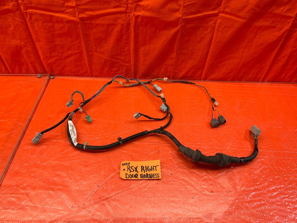 02 06 ACURA RSX   PASSENGER RIGHT FRONT DOOR WIRING HARNESS WIRE LOOM OEM #1490