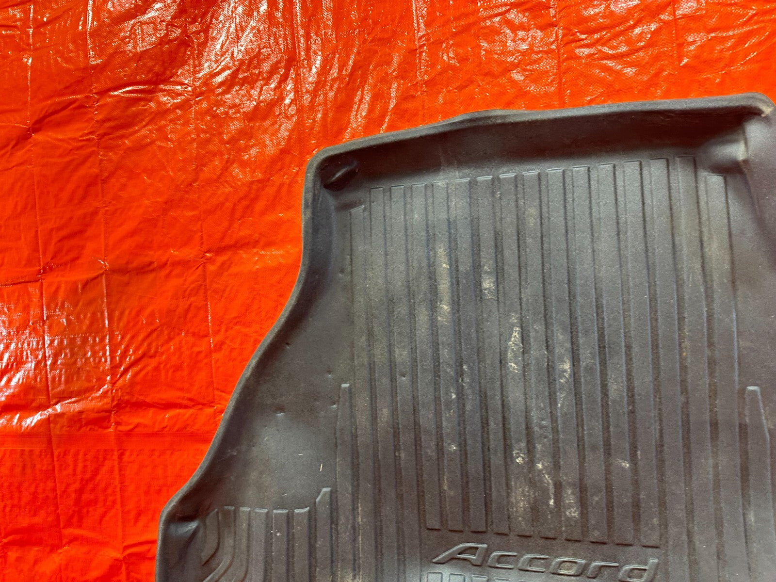 13 17 HONDA ACCORD SEDAN EXL ALL WEATHER TRUNK RUBBER MAT LINER CARGO TRIM OEM6